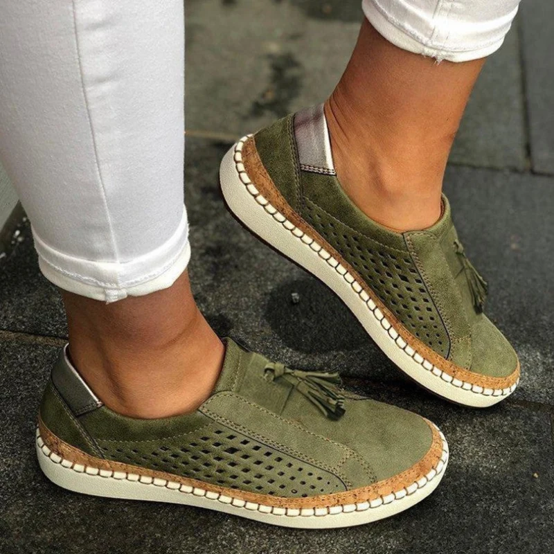 Damen Bequeme Atmungsaktive Slip-Ons | Komfortabel und Vielseitig