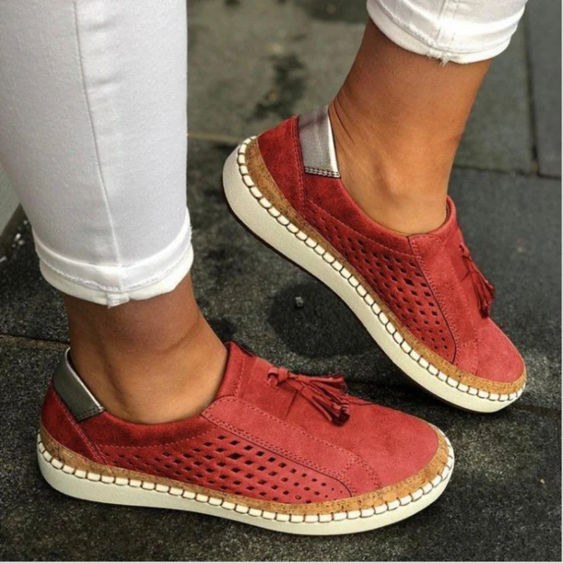 Damen Bequeme Atmungsaktive Slip-Ons | Komfortabel und Vielseitig