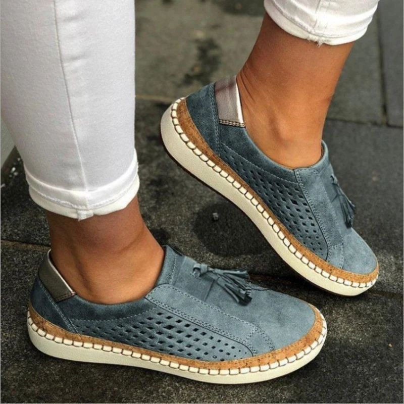 Damen Bequeme Atmungsaktive Slip-Ons | Komfortabel und Vielseitig