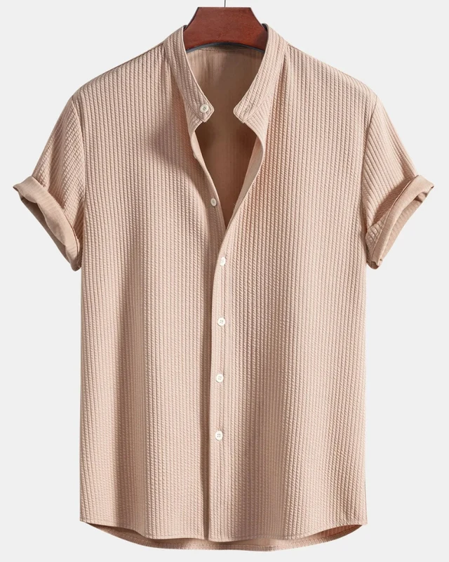 Herren Stilvolles Polo Shirt | Eleganter Stehkragen