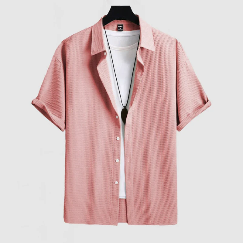 Herren Klassisches Button-up Hemd | Sommerlich