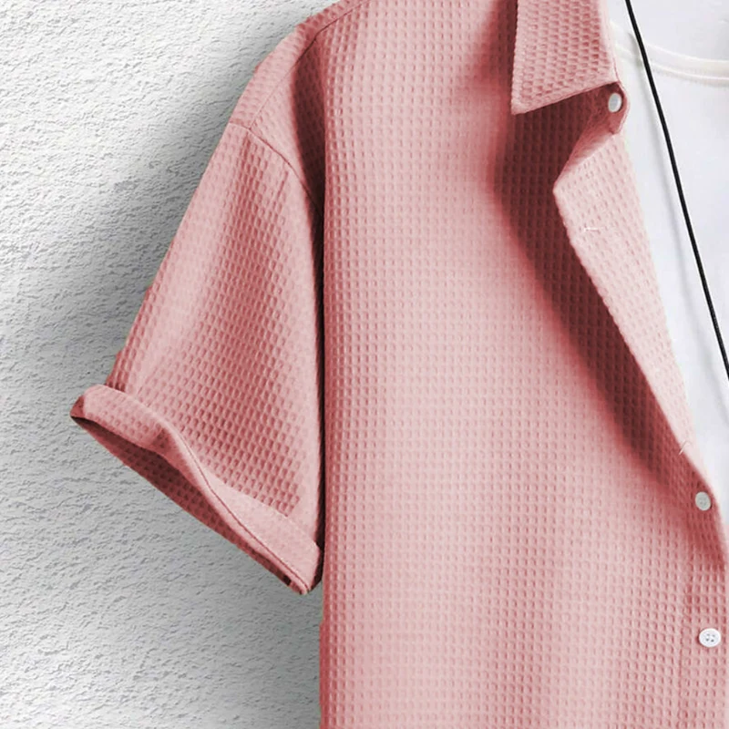 Herren Klassisches Button-up Hemd | Sommerlich
