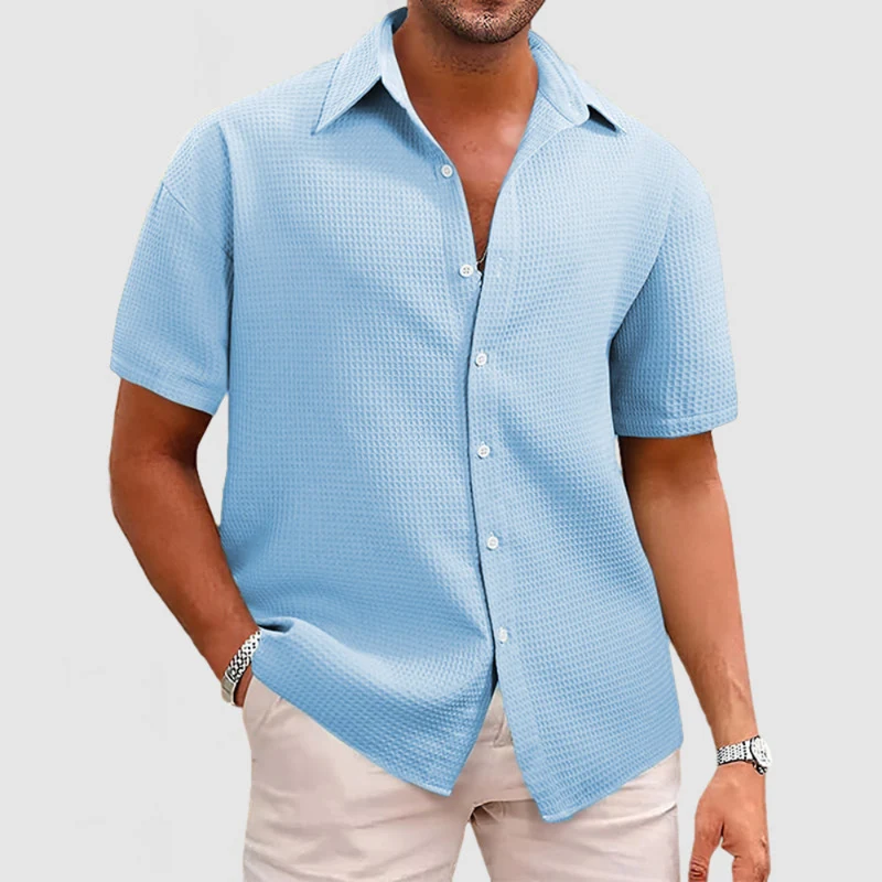 Herren Klassisches Button-up Hemd | Sommerlich