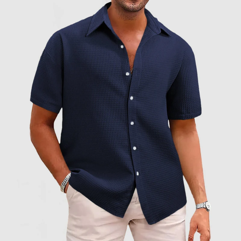 Herren Klassisches Button-up Hemd | Sommerlich