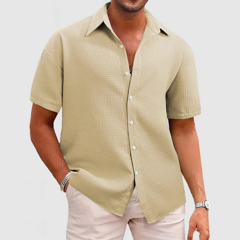 Herren Klassisches Button-up Hemd | Sommerlich