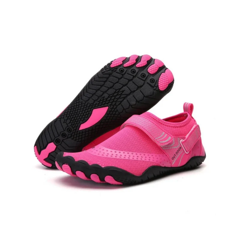 Unisex Aquaschuhe mit Klettverschluss | Schnell trocknende Strandschuhe