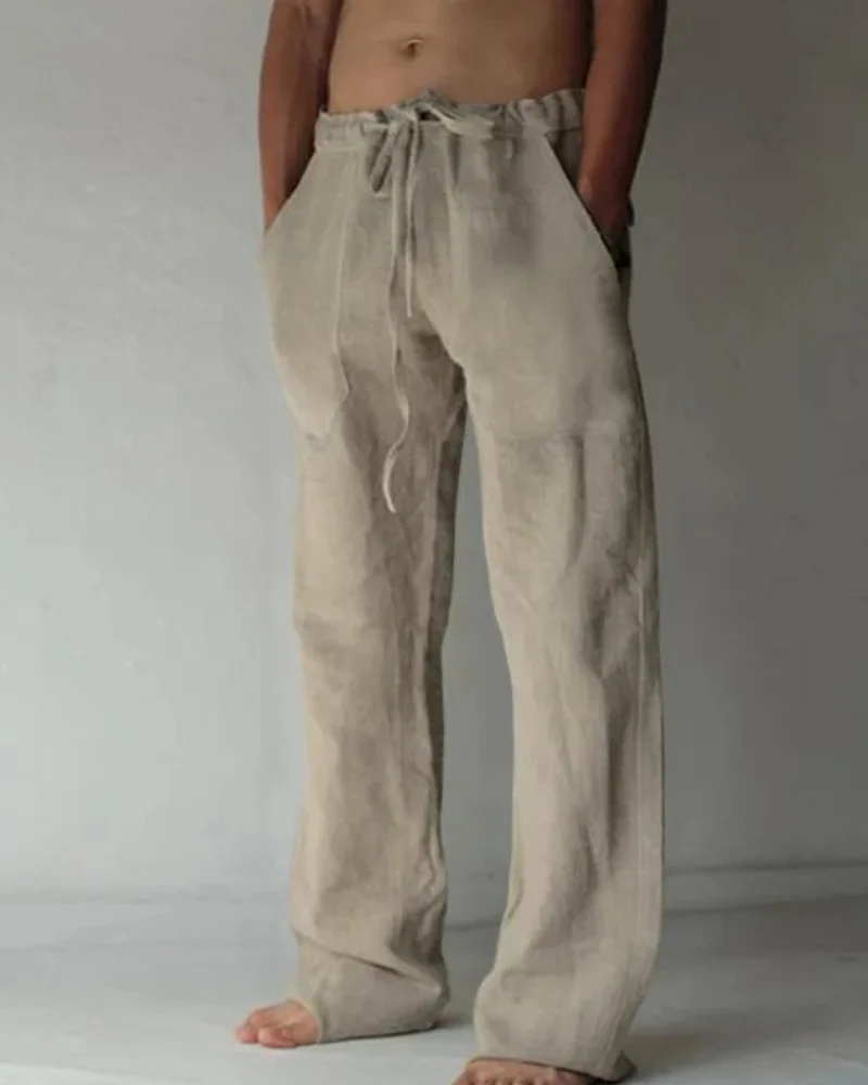Herren Lässige Kordelzug-Hose | Lockerer Schnitt
