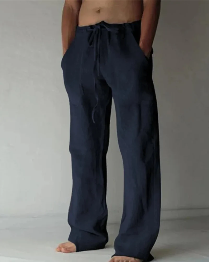 Herren Lässige Kordelzug-Hose | Lockerer Schnitt