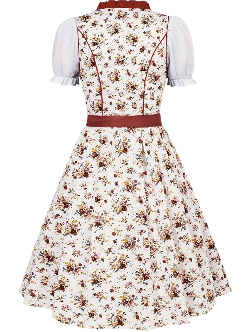 Rot Oktoberfest Mini Dirndl