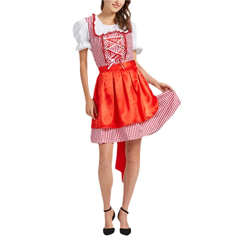 Rot Oktoberfest Dirndl