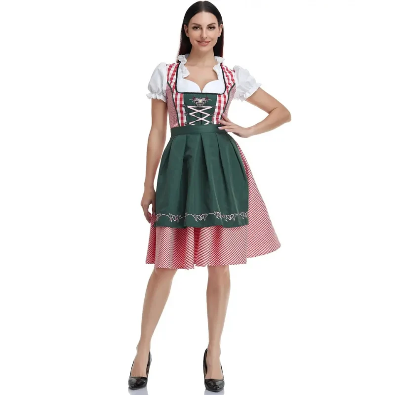 Festliches Oktoberfest Midi Dirndl