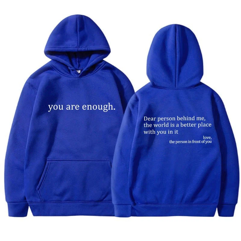 Unisex Kapuzenpullover mit Kordelzug