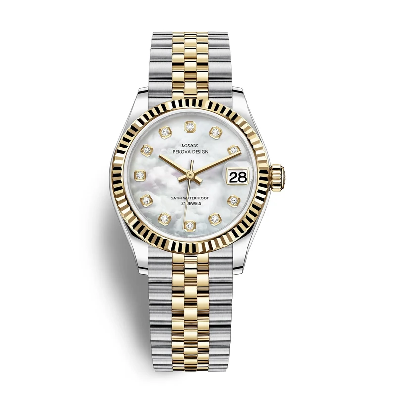 Klassische Edelstahl Armbanduhr Nr. 296
