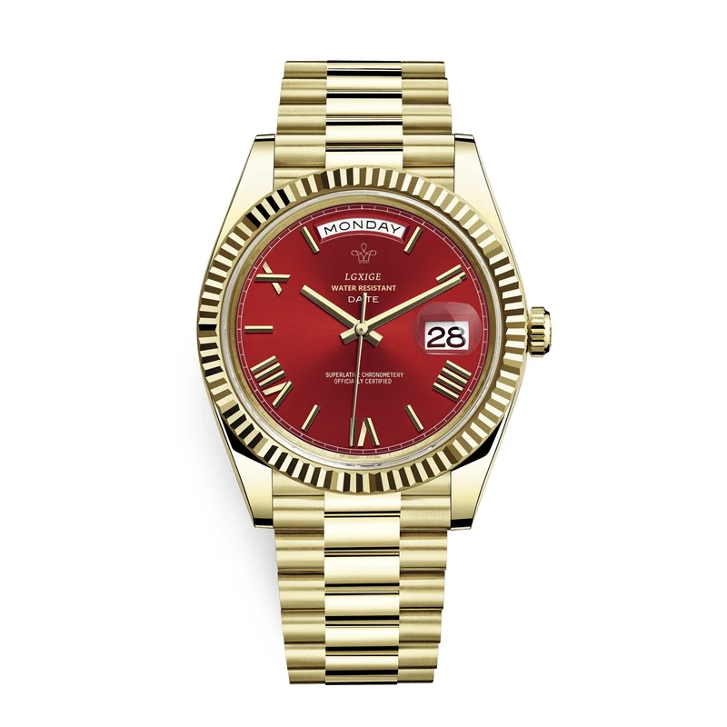 Stilvolle Edelstahl Armbanduhr Nr. 354