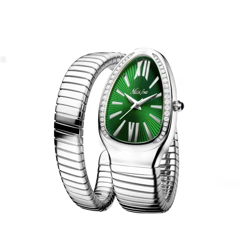 Edelstahl Schlangen Armbanduhr Nr. 351
