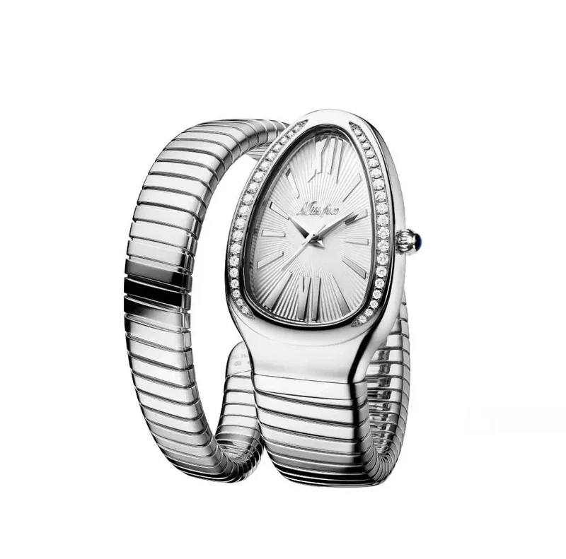 Edelstahl Schlangen Armbanduhr Nr. 351