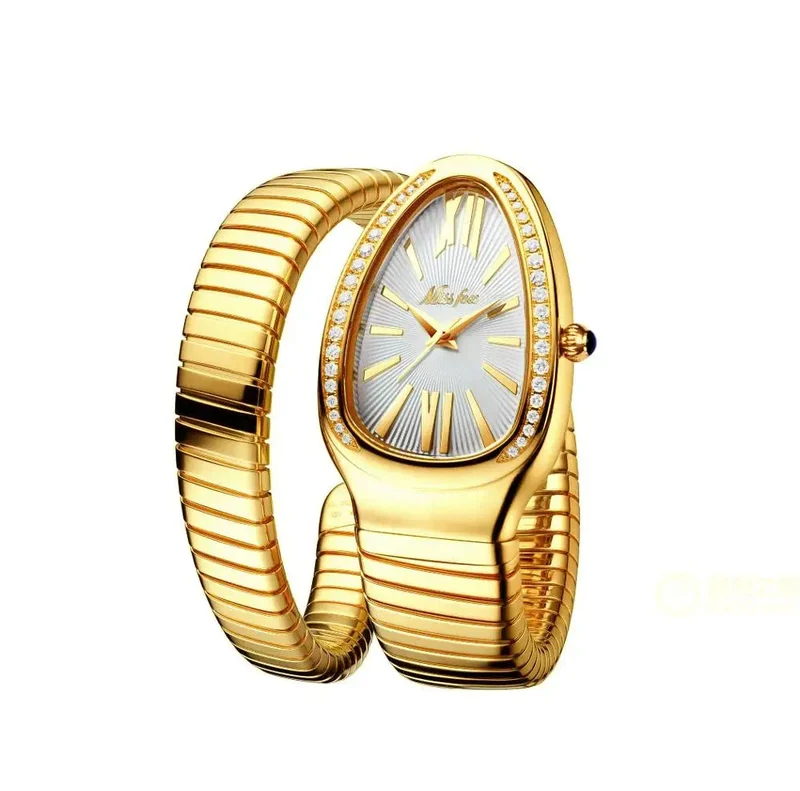 Edelstahl Schlangen Armbanduhr Nr. 351