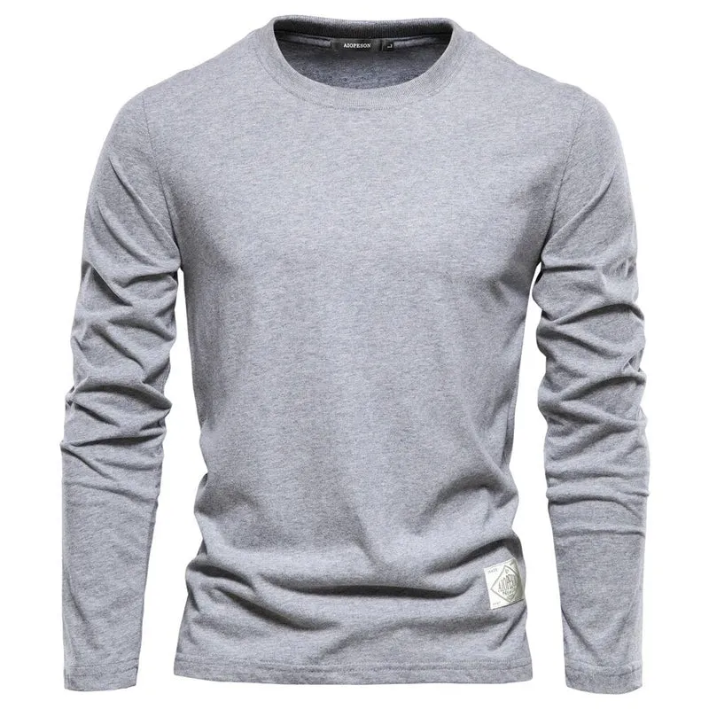 Klassisches langärmeliges Shirt, Herrenhemd