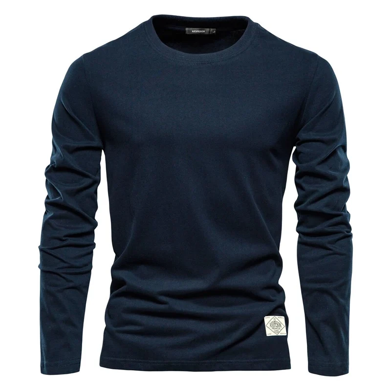 Klassisches langärmeliges Shirt, Herrenhemd