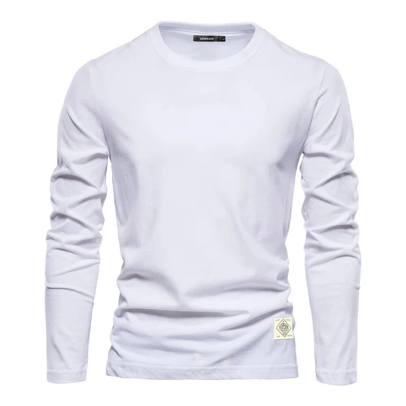 Klassisches langärmeliges Shirt, Herrenhemd