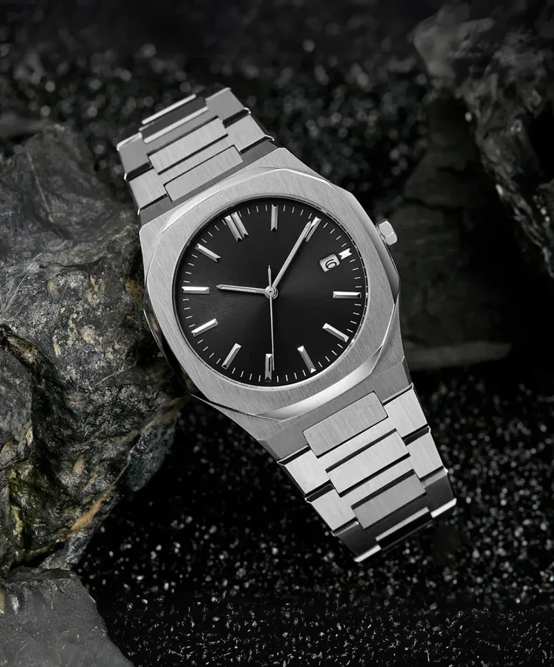 Sand Minimalistische ultradünne Uhr