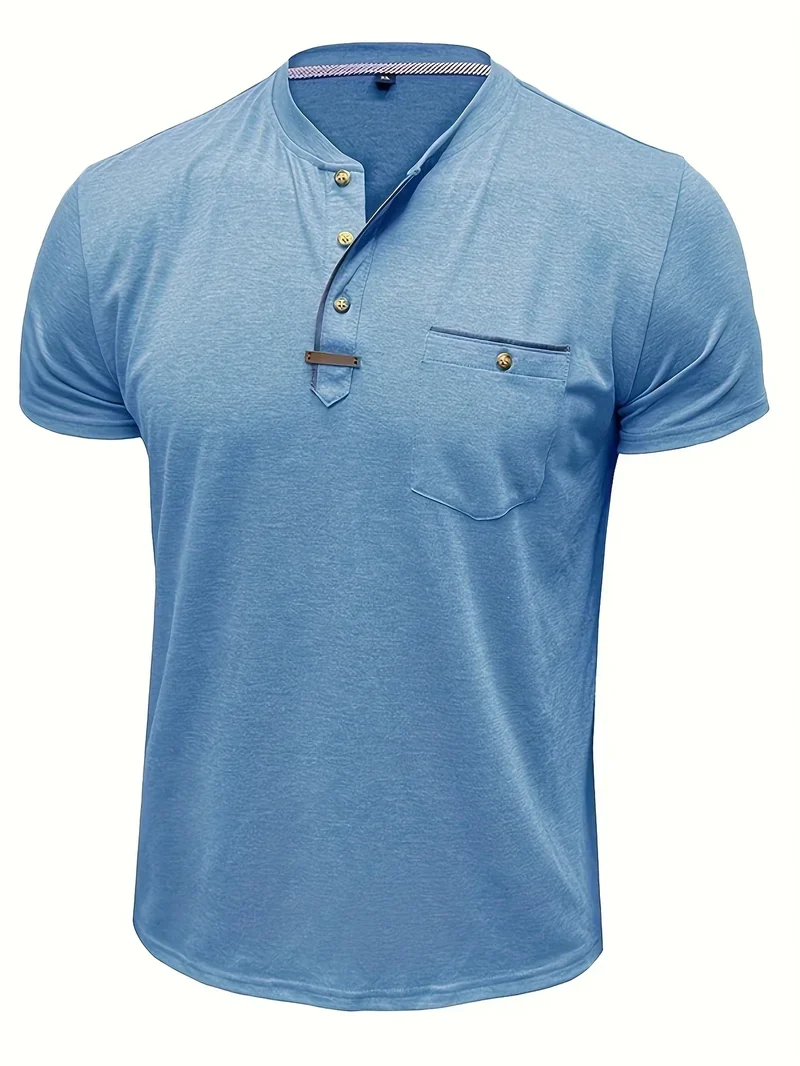 Lässiges T-Shirt mit Brusttasche