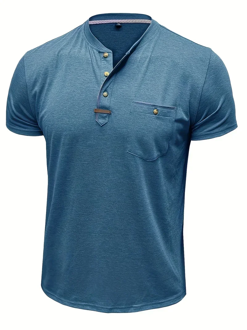 Lässiges T-Shirt mit Brusttasche