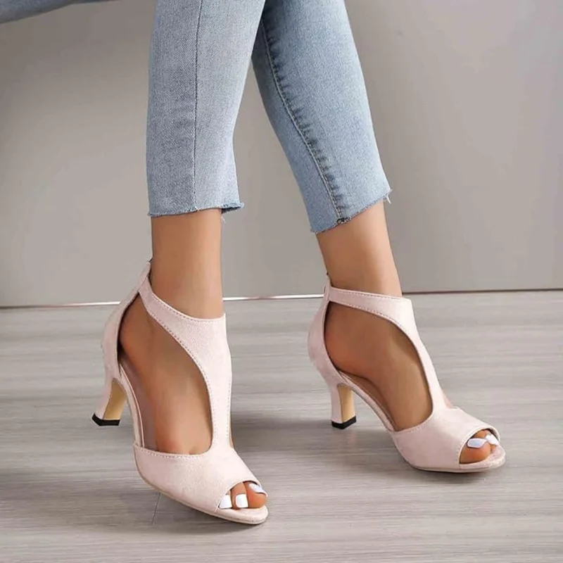 Damen Elegante Sandalen mit Absatz | Vielseitige Sommer-Heels