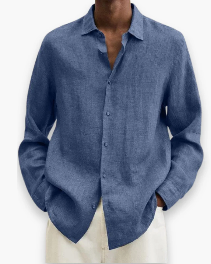 Herren Elegante Freizeit Hemd | Lange Ärmel