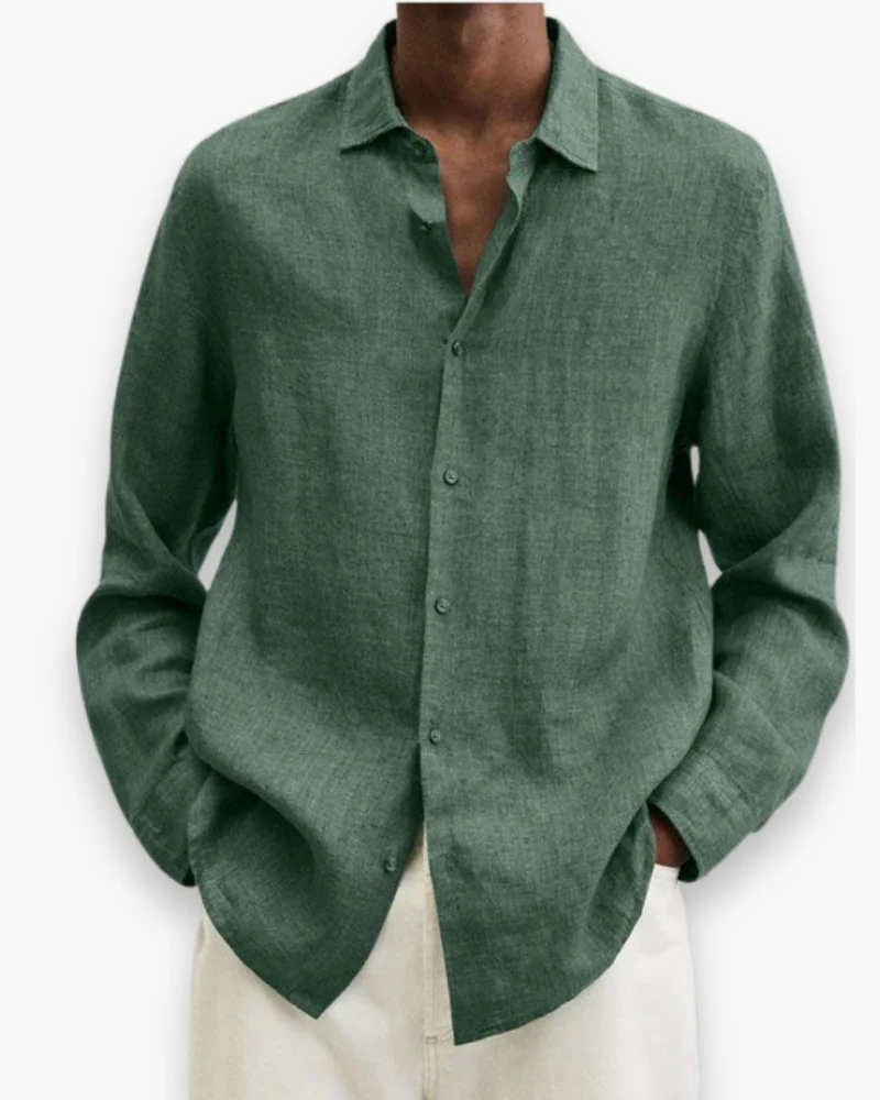Herren Elegante Freizeit Hemd | Lange Ärmel