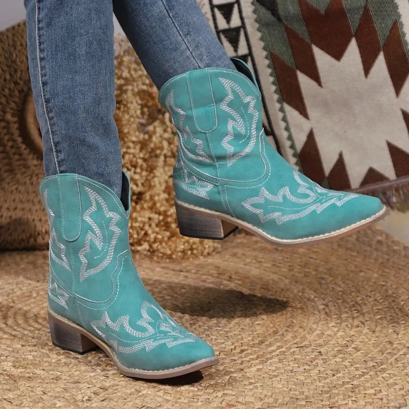 Damen Stilvolle Cowboystiefel | Westernstiefel für Elegante Looks