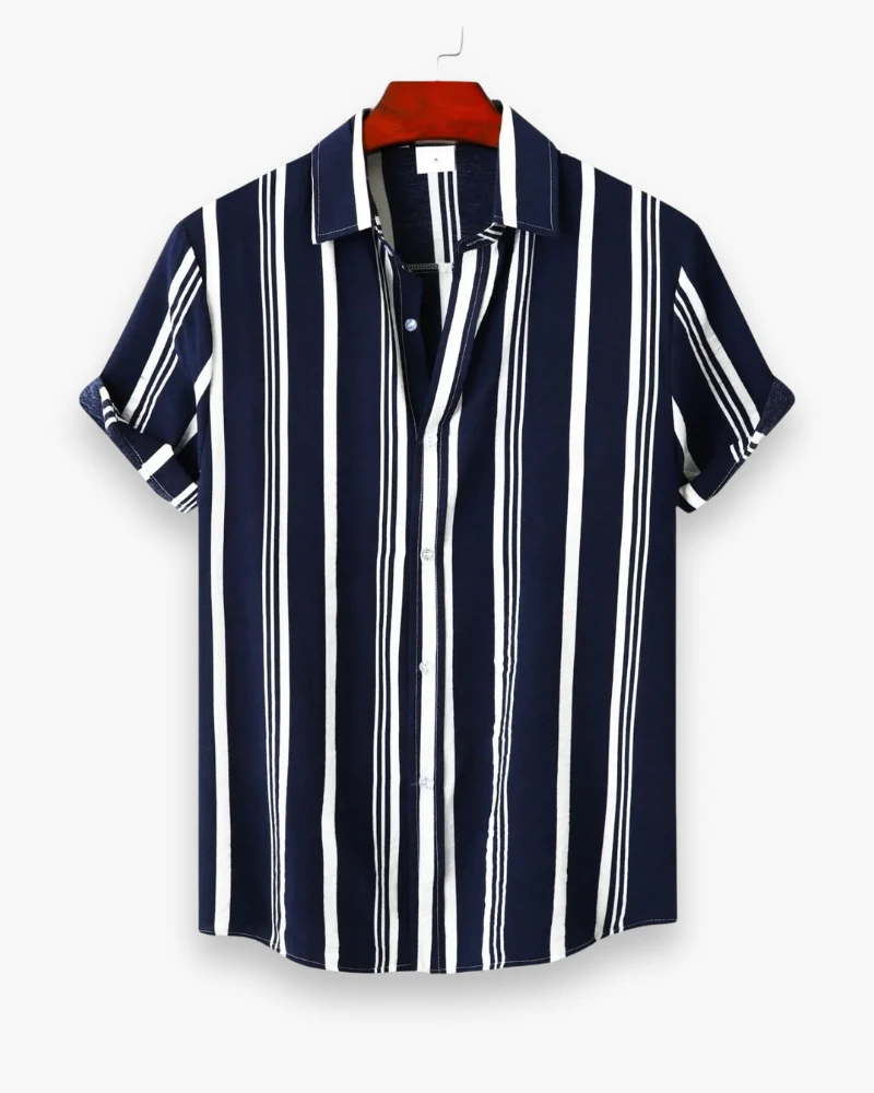 Herren Klassisches Gestreiftes Hemd | Elegant Sommer Hemd