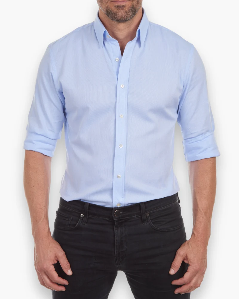 Herren Modisches Zip Fit Hemd | Elegant
