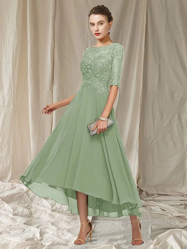 Raffiniertes A-Linien Abendkleid