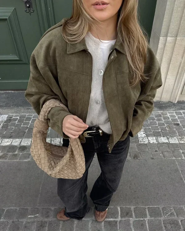 Stylische Bomberjacke