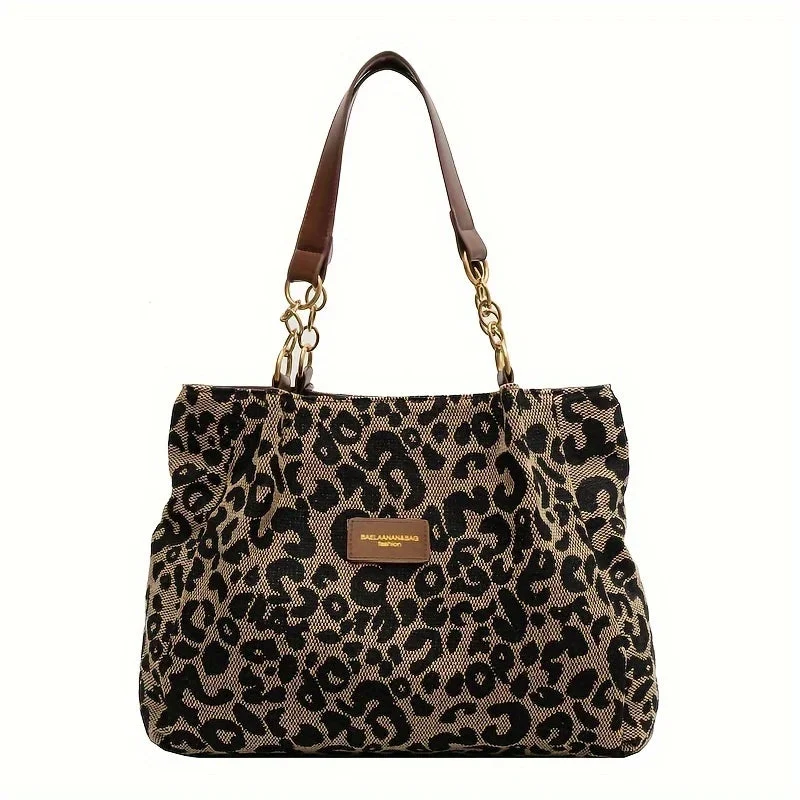 Tote Tasche mit Leopardenmuster