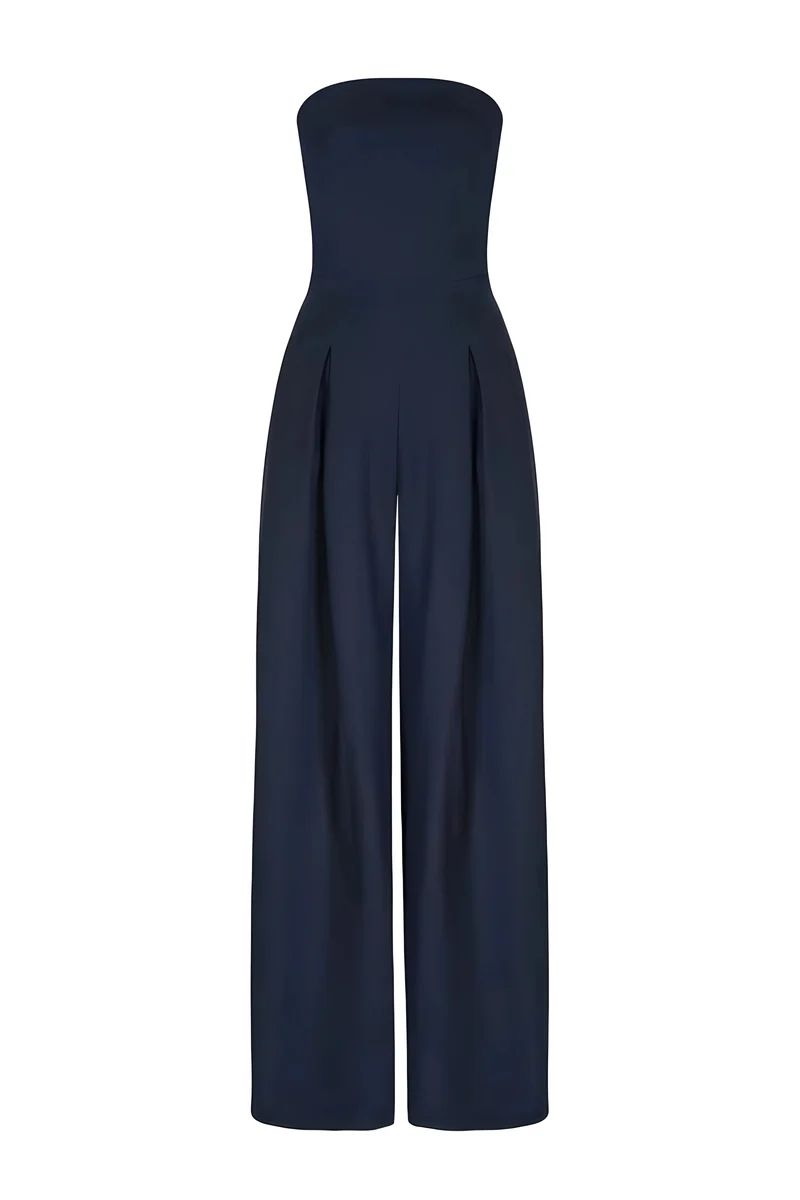 Raffiniert schulterfreier Jumpsuit