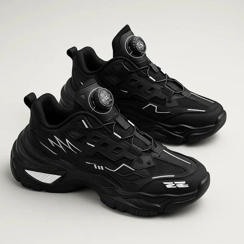 G3 Schwarze Chunky Sneakers