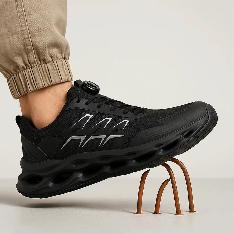 S3 - High Top Sicherheitsschuhe mit Stahlkappe