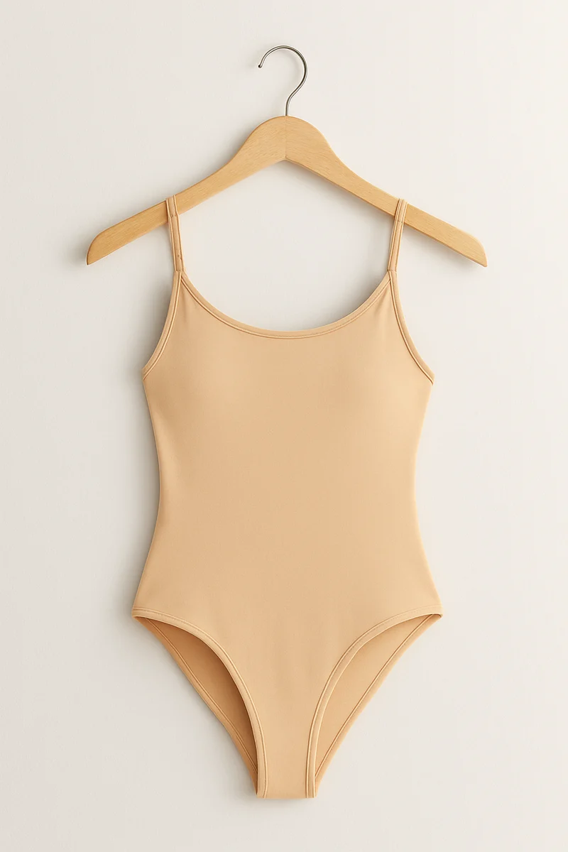 Nahtlos gerippter Bodysuit
