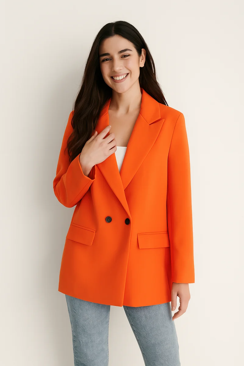 Moderner Knopfleisten Blazer
