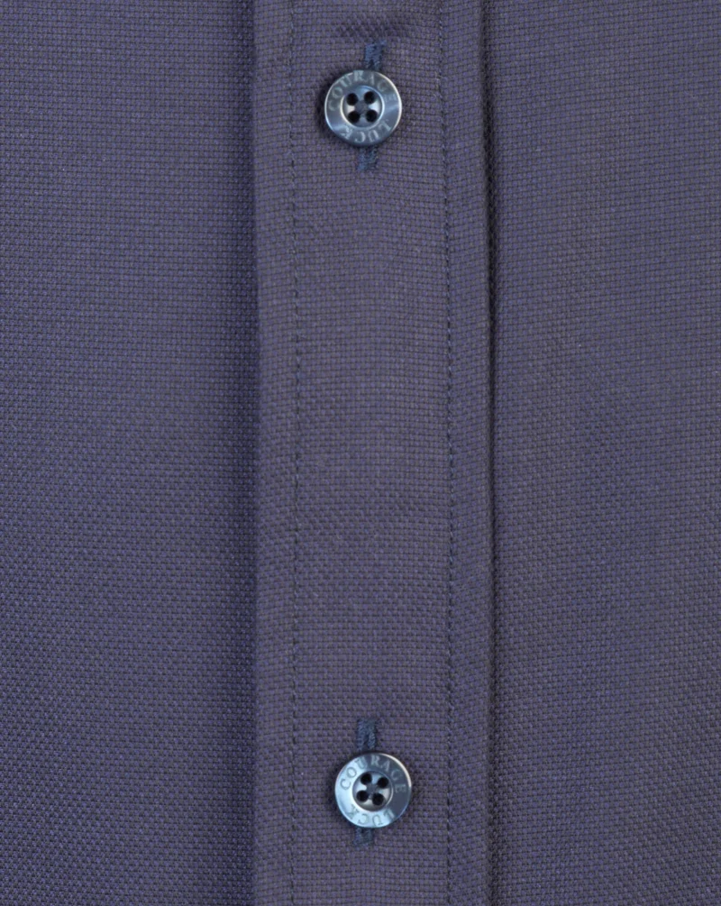 Langärmeliges Zip Fit Herrenhemd