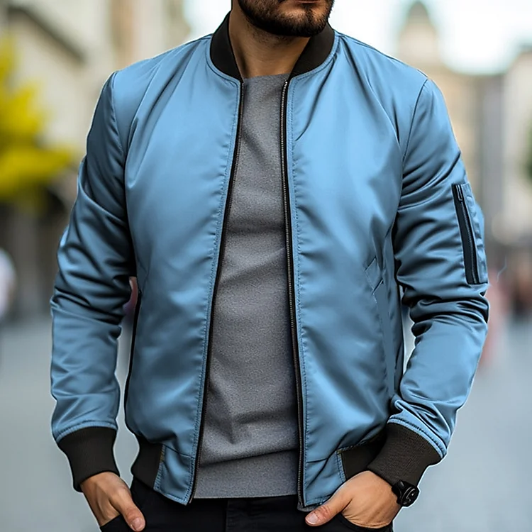 Trendige leichte Bomberjacke