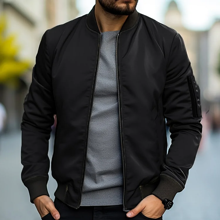 Trendige leichte Bomberjacke