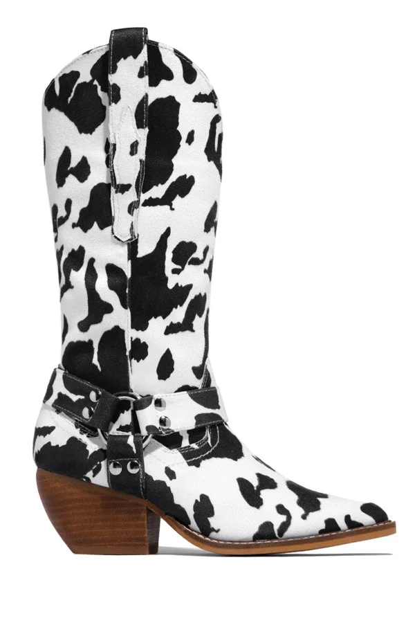 Westernstil Kniehohe Cowboystiefel