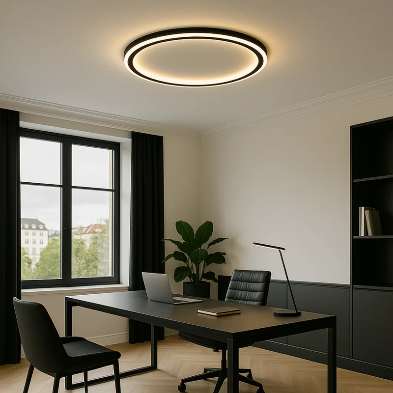 Dimmbare Skandi LED Deckenleuchte