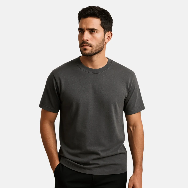 Hochwertiges Rundhals T-Shirt