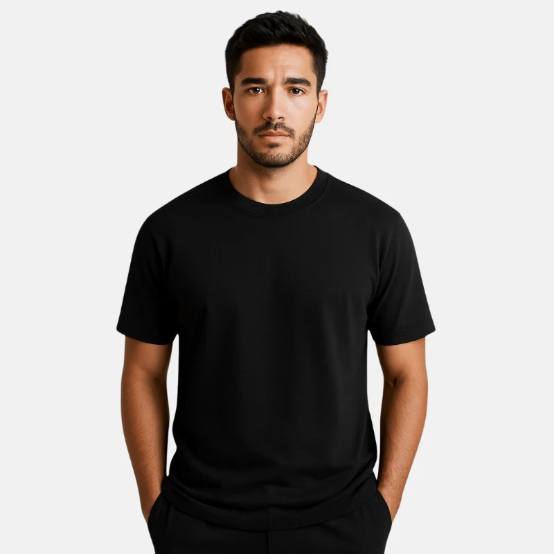 Hochwertiges Rundhals T-Shirt