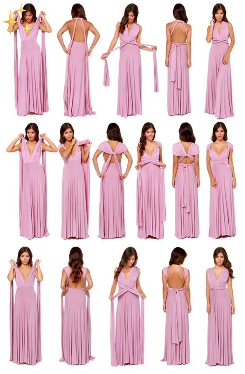 Multiway Maxi Wickel Sommerkleid