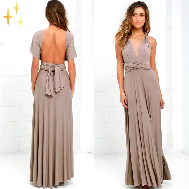 Multiway Maxi Wickel Sommerkleid